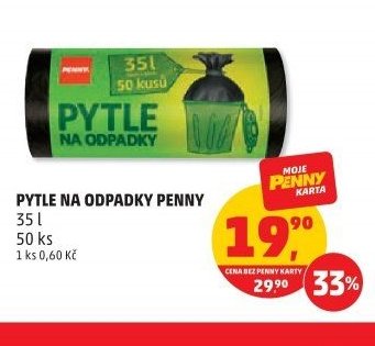 PYTLE NA ODPADKY PENNY 35 l