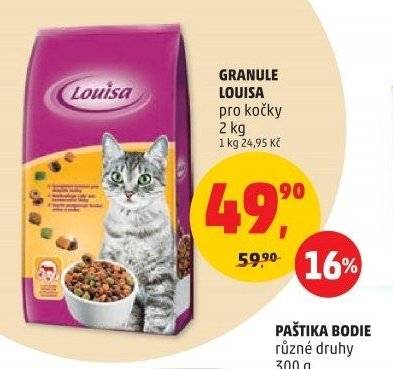 GRANULE LOUISA pro kočky 2 kg