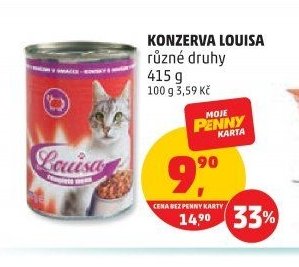 KONZERVA LOUISA různé druhy 415 g
