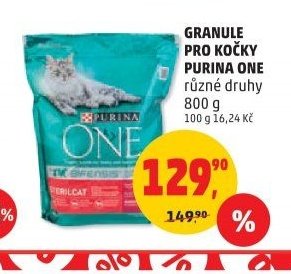 GRANULE PRO KOČKY PURINA ONE různé druhy 800 g