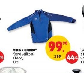 MIKINA UMBRO různé velikosti a barvy