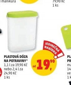 PLASTOVÁ DÓZA NA POTRAVINY