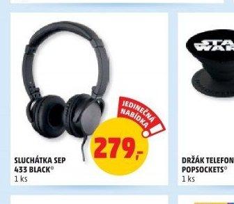 SLUCHÁTKA SEP 433 BLACK