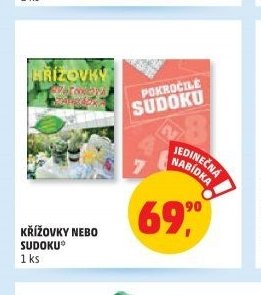 KŘÍŽOVKY NEBO SUDOKU