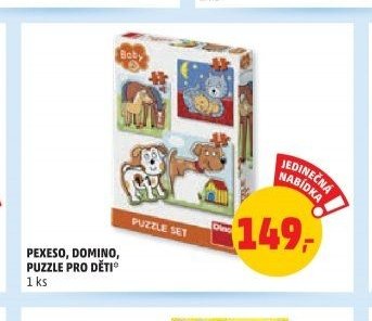 PEXESO, DOMINO, PUZZLE PRO DĚTI