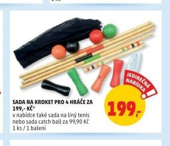 SADA NA KROKET 4 HRÁČE