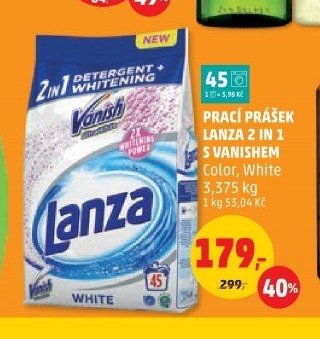PRACÍ PRÁŠEK LANZA 2 IN 1 S VANISHEM