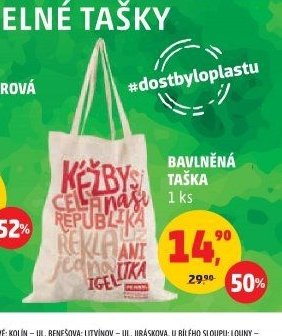 BAVLNĚNÁ TAŠKA