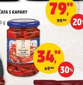 SUŠENÁ RAJČATA S KAPARY SAN FABIO