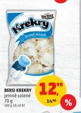 BERSI KREKRY jemně solené 70 g