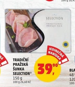 TRADIČNÍ PRAŽSKÁ ŠUNKA SELECTION 150 g