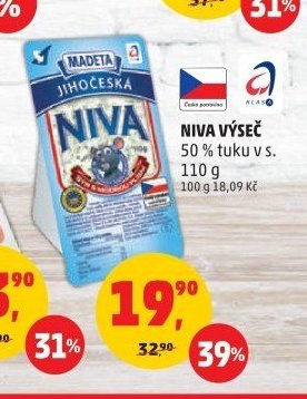 NIVA VÝSEČ 110 g