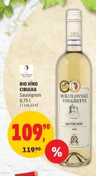 BIO VÍNO CIBULKA Sauvignon