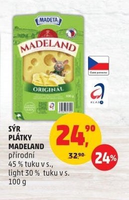 SÝR PLÁTKY MADELAND