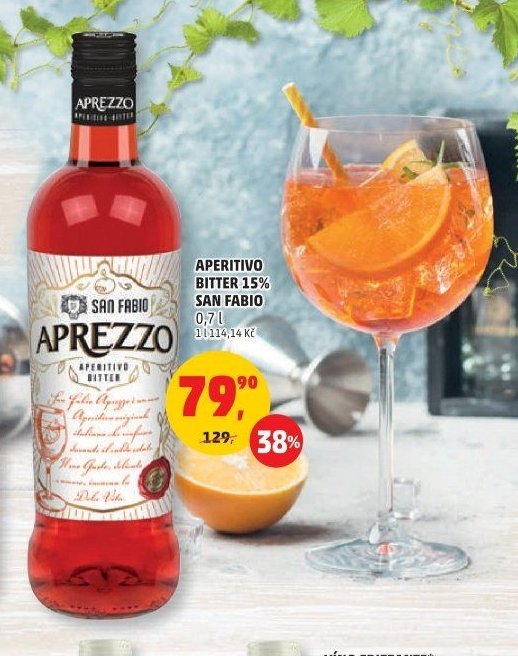 APERITIVO BITTER 15% SAN FABIO 0,7 l