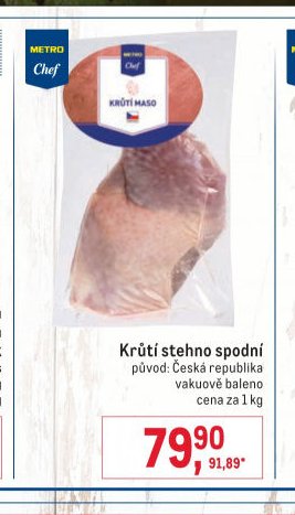 Krůtí stehno spodní