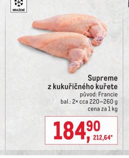 Supreme z kukuřičného kuřete