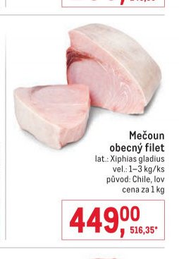 Mečoun obecný filet
