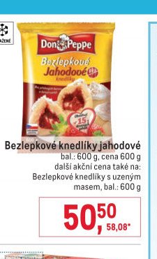 Bezlepkové knedlíky jahodové
