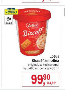 Lotus Biscoff zmrzlina