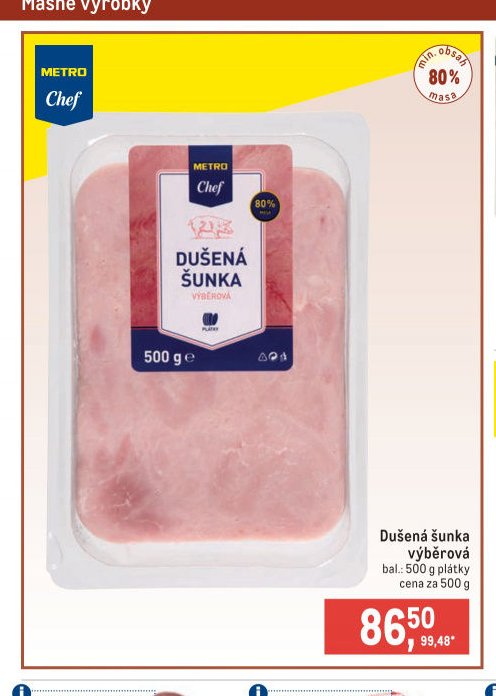 Dušená šunka výběrová