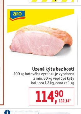 Uzená kýta bez kosti