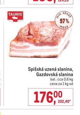 Spišská uzená slanina, Gazdovská slanina