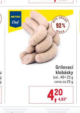 Grilovací klobásky