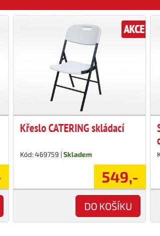 Křeslo CATERING skládací - UNI HOBBY akcniletaky.com
