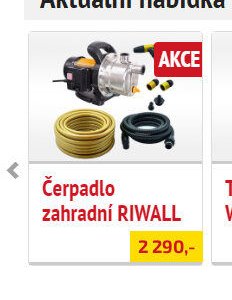 Čerpadlo zahradní RIWALL - UNI HOBBY akcniletaky.com