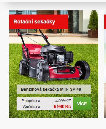 Benzinová sekačka MTF SP 46 - Mountfield akcniletaky.com