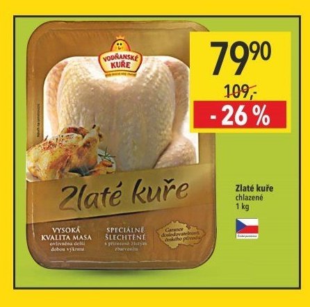Zlaté kuře chlazené
