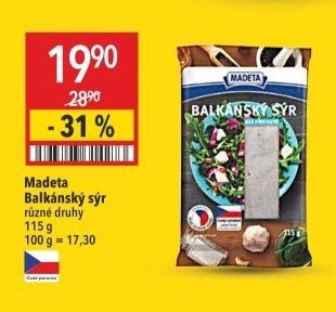 Madeta Balkánský sýr