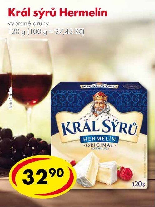 Král sýrů Hermelín