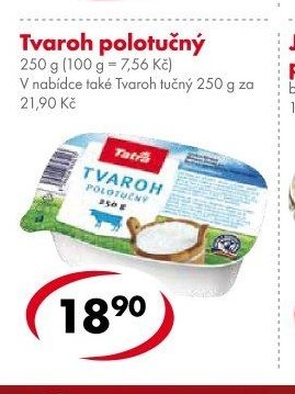 Tvaroh polotučný