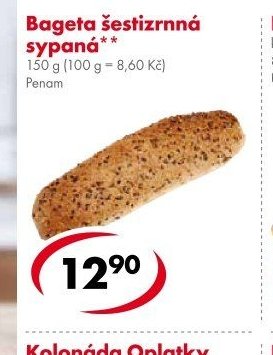 Bageta šestizrnná sypaná