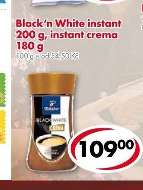 Black'n White instant 200g, instant crema 180g