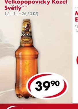 Velkopopovický Kozel Světlý