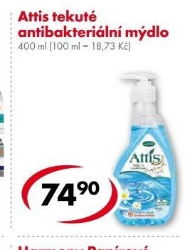Attis tekuté antibakteriální mýdlo