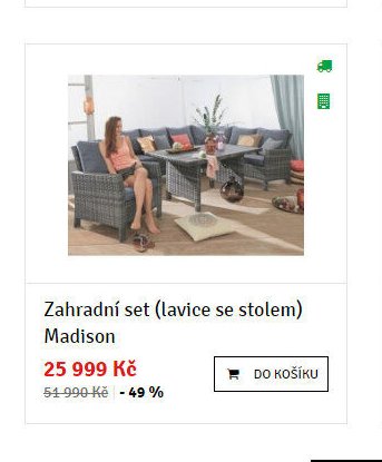 Zahradní set (lavice se stolem) Madison - ASKO akcniletaky.com