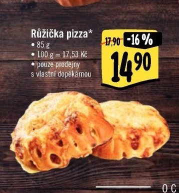 Růžička pizza