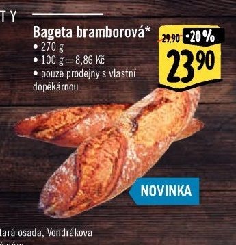 Bageta bramborová