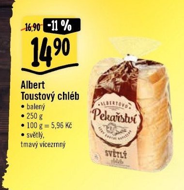 Albert Toustový chléb