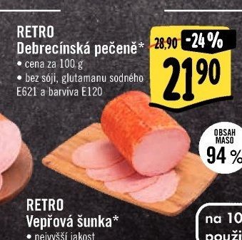 RETRO Debrecínská pečeně