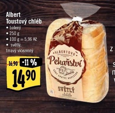 Albert Toustový chléb