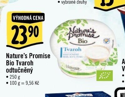 Nature's Promise Bio Tvaroh odtučněný