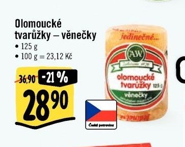 Olomoucké tvarůžky – věnečky