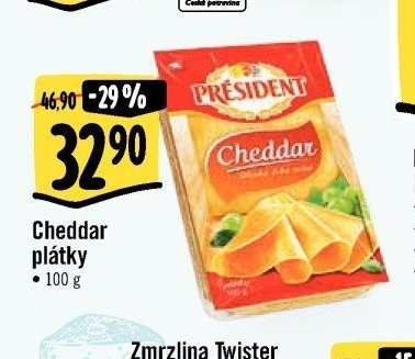 Cheddar plátky