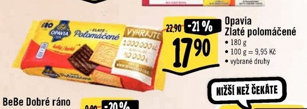Opavia Zlaté polomáčené