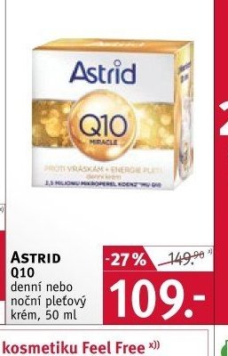 Astrid Q10 denní nebo noční pleťový krém